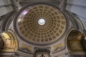 Detail from the dome of St. Mary of the Angels and the Martyrs i