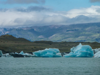 Glacial lagoon of Jokulsarlon