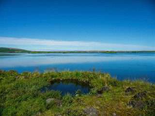 Fototapeta na wymiar Region of Myvatn in Iceland