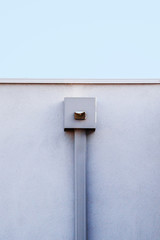 avaloir de chéneau en aluminium sur toit plat