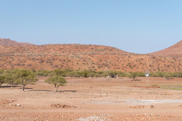 Farm landscape next to the C40-road