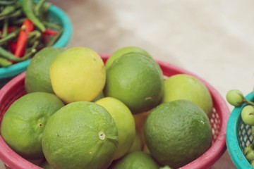 lemon at the market