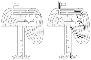 Obraz premium Easy mailbox maze