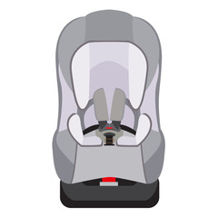 Baby car seat flat icons on white background - 169906389