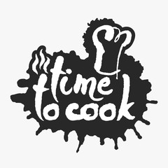 Time To Cook in an Ink Blot