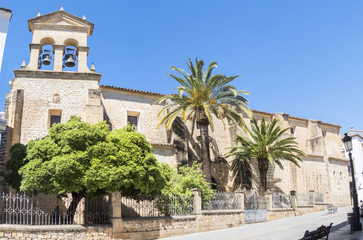 Fototapeta na wymiar San Pablo church, Baeza, Jaen, Spain