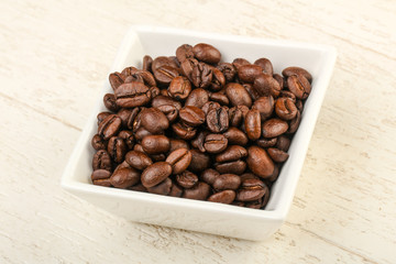 Roasted coffee beans