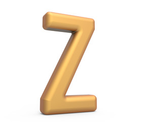golden letter Z