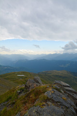 Beautiful Georgian Caucasus Landscape in Upper Svaneti  fonfonefonovyi riezhimkontiekstobrazovaniiepodghotovkapodopliokapriedposylkapriedystoriiaproiskhozhdieniiezadnii planзадний планконтекстобразова