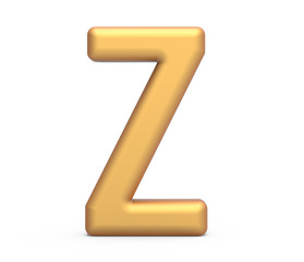 golden letter Z