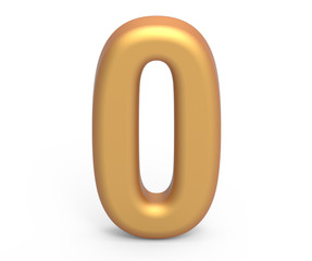 golden letter O