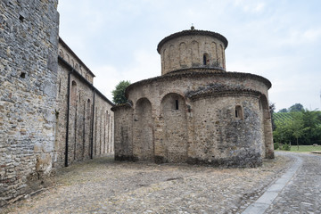 Fototapeta na wymiar Vigolo Marchese (Piacenza, Italy): medieval church