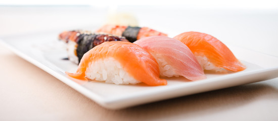 Different sushi set