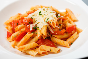 Pasta with sauce