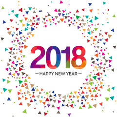 2018 Celebration Greeting illustration graphic design