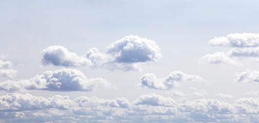 Blue sky with clouds