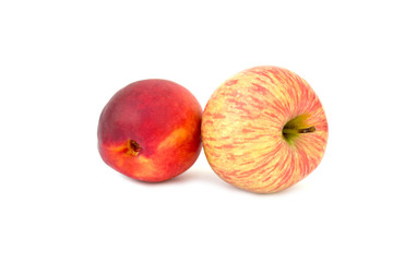 Apple and peach