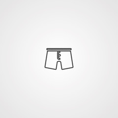 Male underwear icon