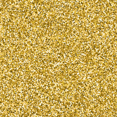 Vector image of gold glitter textured background