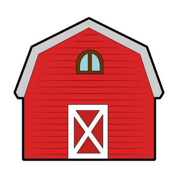 stable building isolated icon vector illustration design