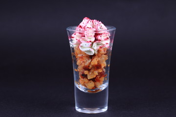 Elegant dessert.