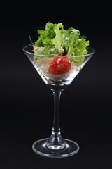Elegant dessert.