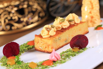 Elegant dessert.