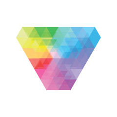 Vector, Colorful Diamond