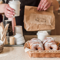 Doughnut Store Counter