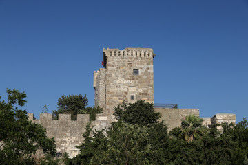 Fototapeta na wymiar Tower of Bodrum Castle