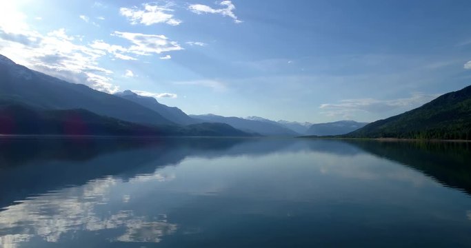 View of beautiful lake 