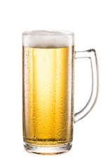 glass of fresh beer