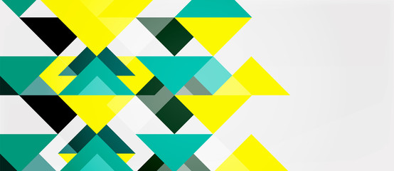 Triangle pattern design background