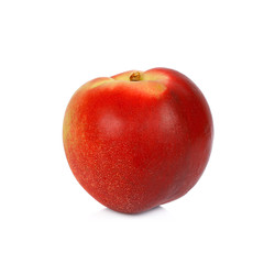  Nectarine isolated on white background