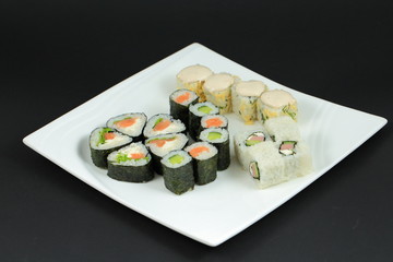 Japanese seafood sushi