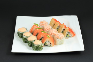 Japanese seafood sushi