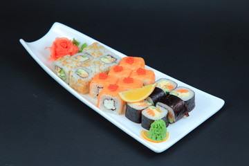 Japanese seafood sushi