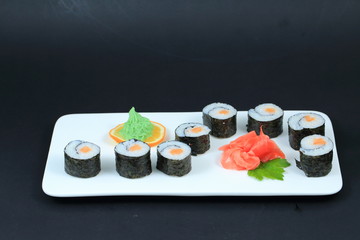 Japanese seafood sushi