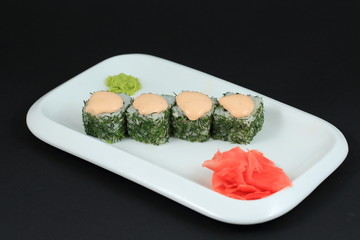 Japanese seafood sushi