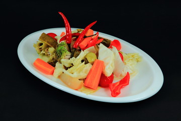 Appetizing salad.