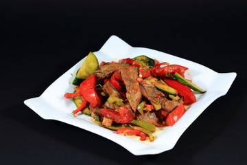 Appetizing chinese salad.