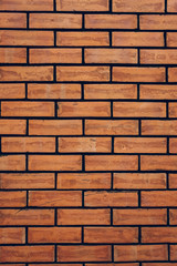 Obraz premium Red brick wall texture grunge background pattern