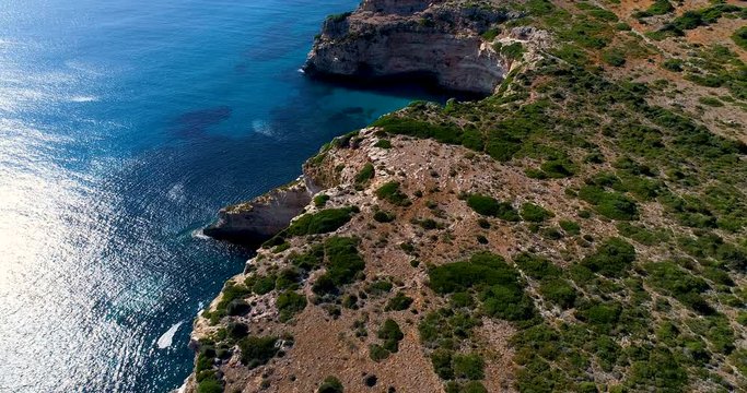 paysage de falaise en espagne