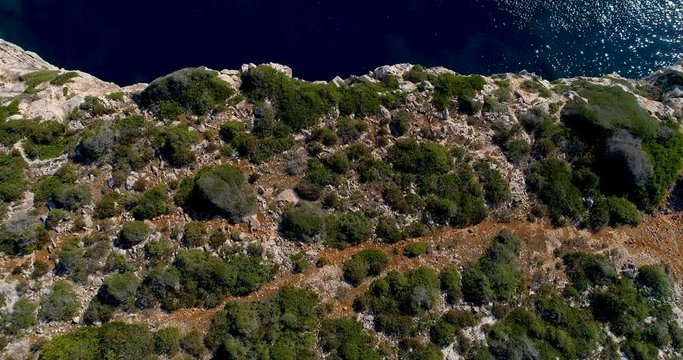 paysage de falaise en espagne