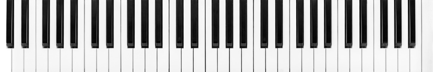 Obraz premium Klawiatura fortepianowa, pianino elektryczne