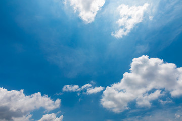 Blue sky with cloud