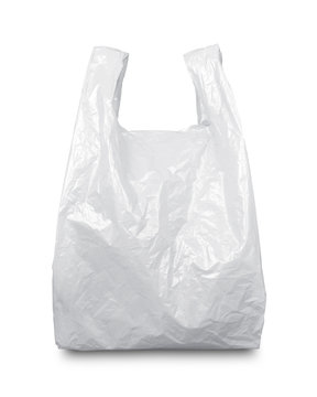 Plastic Bag Full Of Crumbled Up Plastic Bags And Backlit Closeup