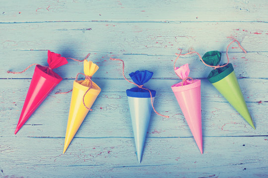 bunte Zuckert&uuml;ten - Schulanfang