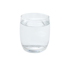 clean water isolated on white background