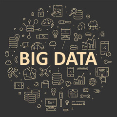 Gold line concept for big data